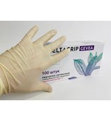 Перчатки Deltagrip латексные неопудрен. белые 50/500
